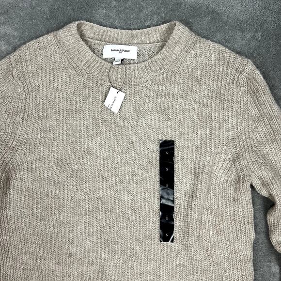 Banana Republic Sweater Womens S Wool Alpaca Luxe Minimalist Lightweight NWT - Picture 2 of 8